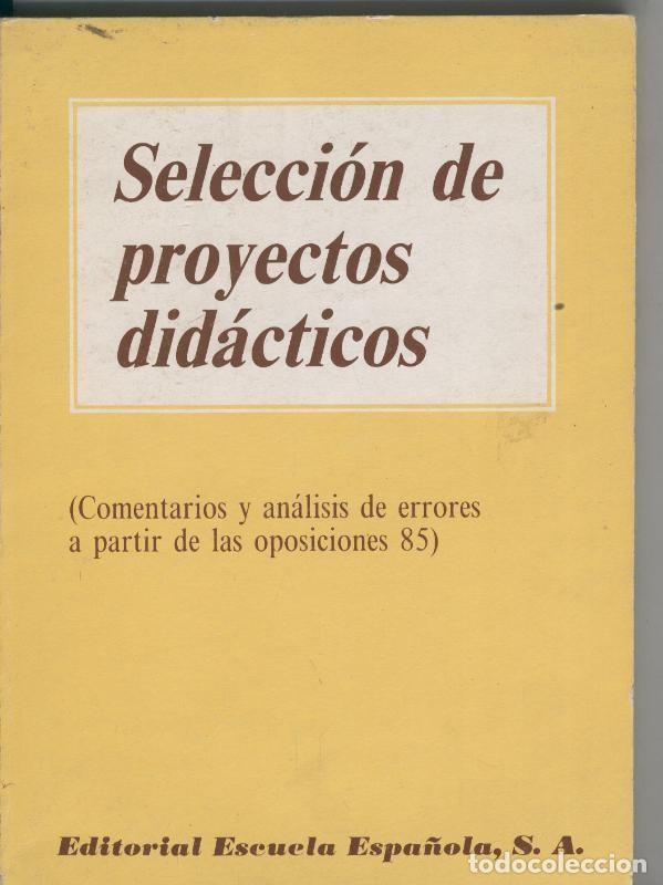 books: Seleccion de proyectos didacticos - varios
