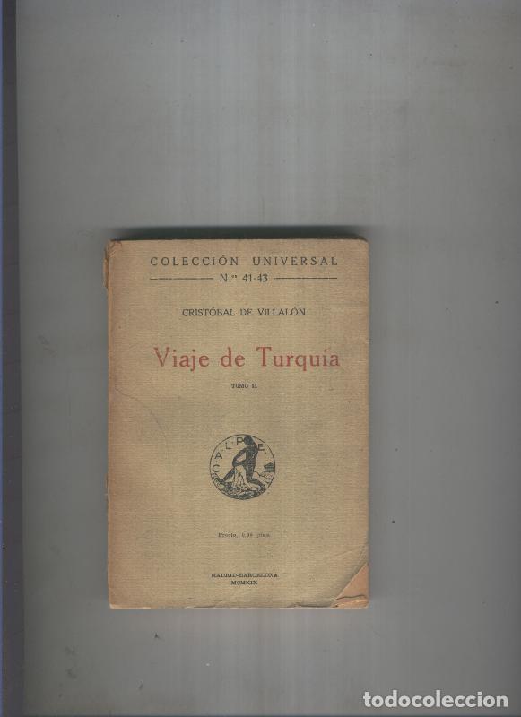 Libri di seconda mano: Viaje de Turquia Tomo II - Cristobal de Villalon