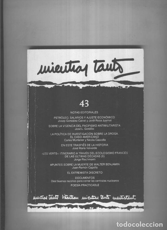 Libros: Mientras tanto numero 43 - varios - Foto 1