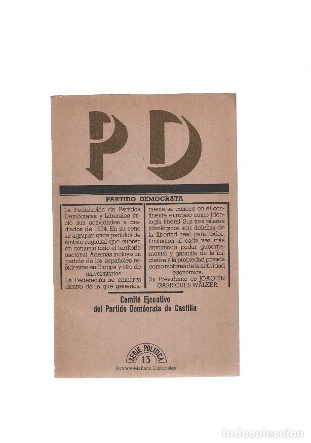Libros: Partido Democrata - varios - Foto 1