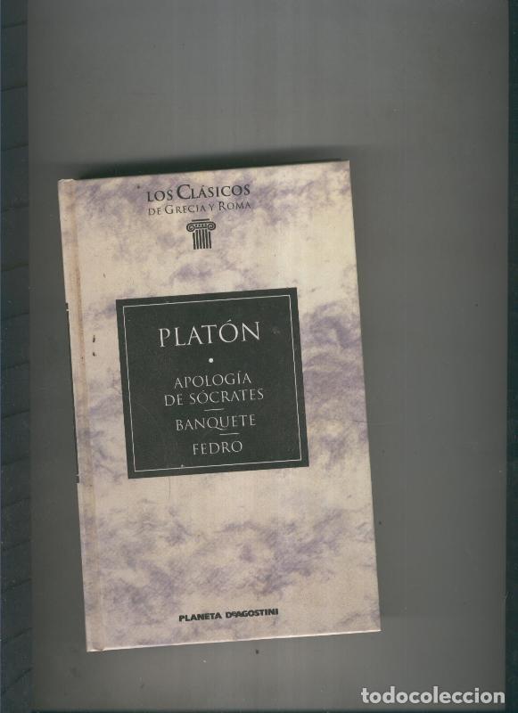 Libros: Apologia de Socrates- Banquete - Fedro - Platon - Foto 1