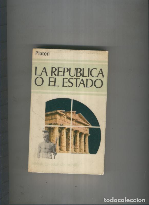Libros: La Republica o el estado - Platon - Foto 1