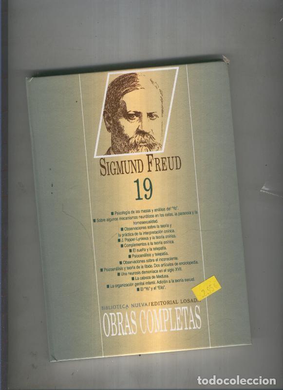Libros: Obras completas de Sigmund Freud numero 19 - Sigmund Freud - Foto 1