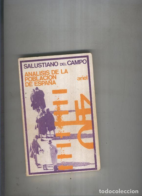 Libri di seconda mano: Analisis de la poblcion de Espa&ntilde;a - Salustiano del Campo