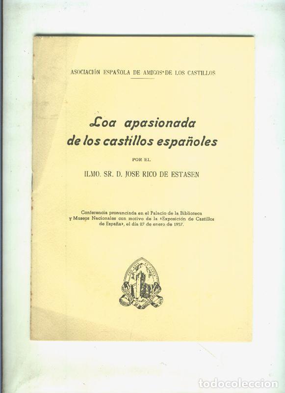 B&uuml;cher: Loa apasionada de los castillos espa&ntilde;oles por D.Jose Rico de Estasen - Varios