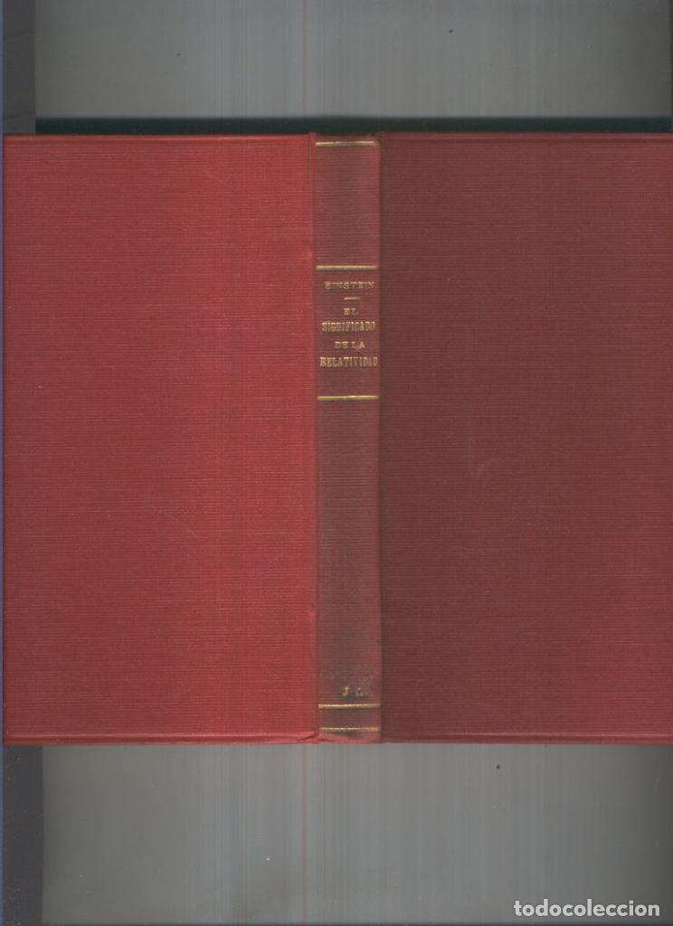 Libros: El significado de la relatividad - Albert Einstein - Foto 1