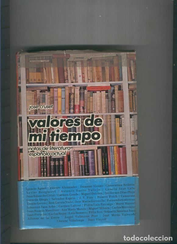 Libri di seconda mano: Valores de mi tiempo - Jose Cruset
