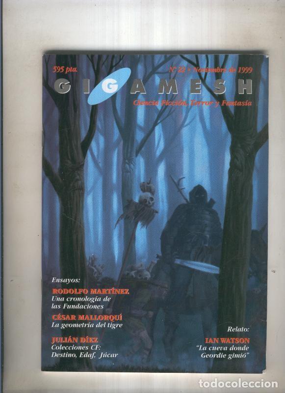 Livros em segunda m&atilde;o: Revista Gigamesh numero 22, noviembre 1999 - varios