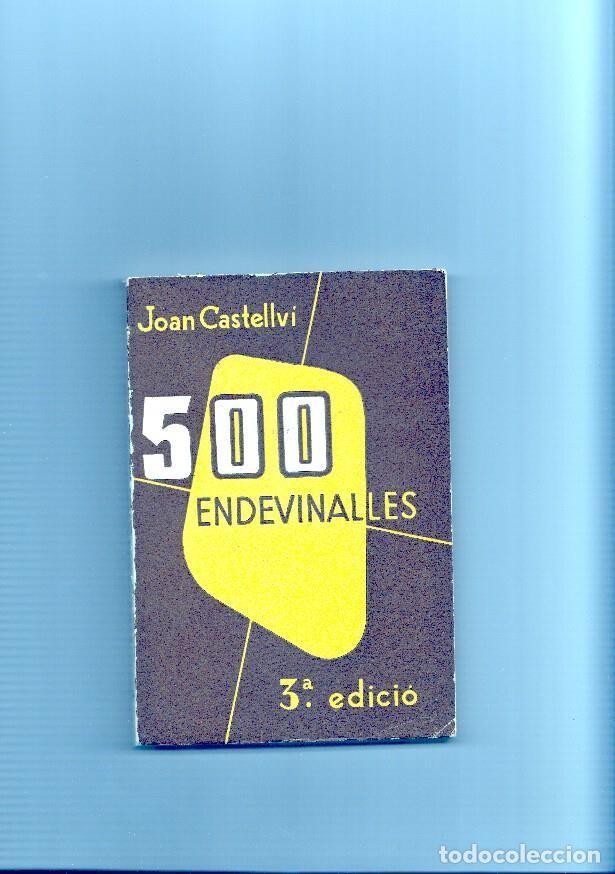 Libros: 500 endevinalles - Joan Castellvi - Foto 1