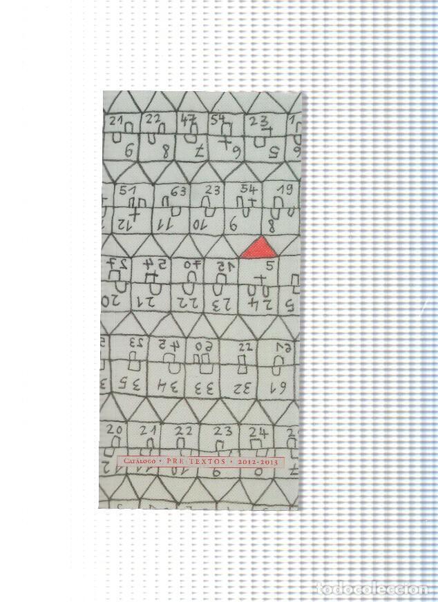 B&uuml;cher: Pre-Textos, Catalogo 2012-2013 - varios