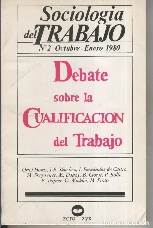 Libros: Debate sobre la cualificacion del trabajo - Varios - Foto 1