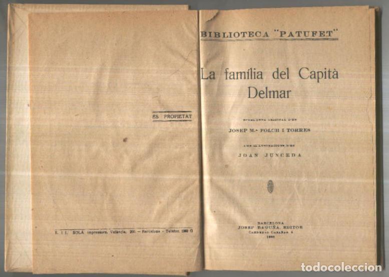 Libri di seconda mano: La familia del Capita Delmar (encuadernacion artesanal sin conservar cubierta original) - Josep Mari