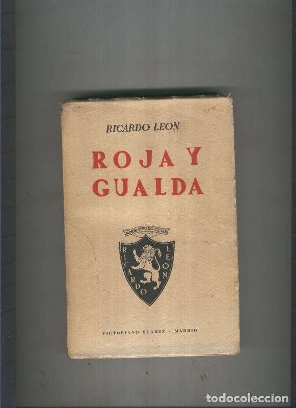 Libros: Roja y Gualda - Ricardo Leon - Foto 1