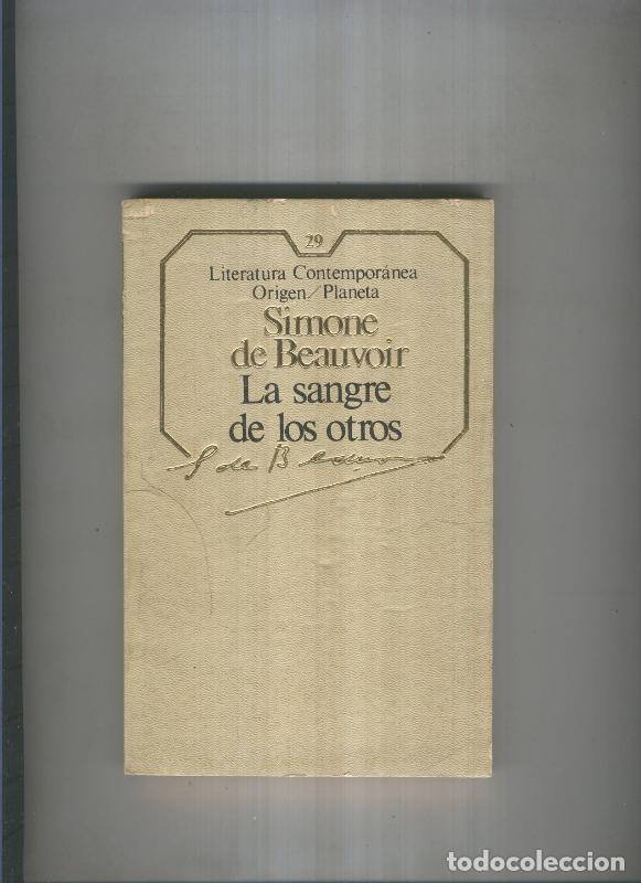 Libros: La sangre de los otros - Simone de Beauvoir - Foto 1