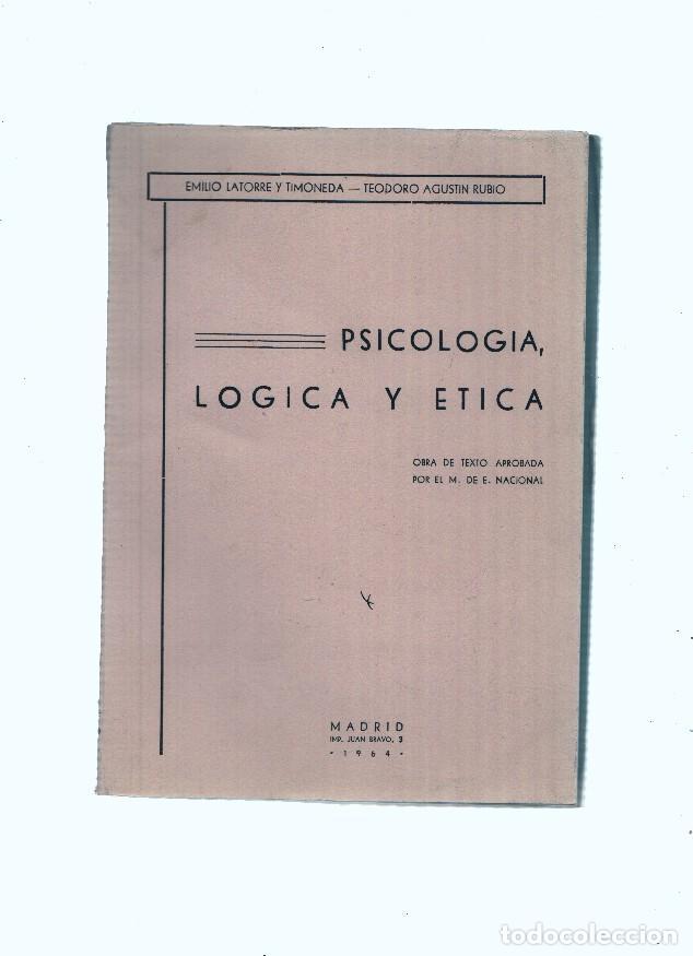 Libros: Psicologia Logica y Etica - Varios - Foto 1