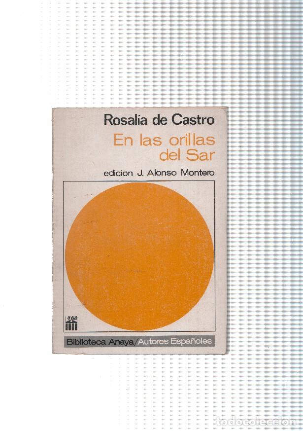 B&uuml;cher: En las orillas del Sar (falta pagina inicial de credito arrancada por due&ntilde;o original) - Rosalia de C