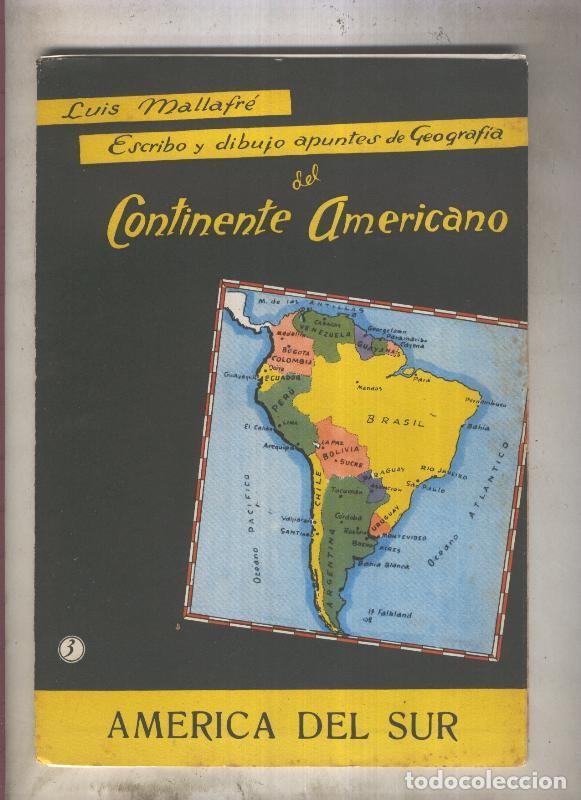 B&uuml;cher: Escribo y dibujo apuntes de geografia del continente americano numero 3: America del sur - Luis Mall
