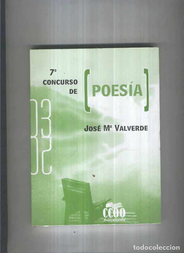 Libros: septimo concurso de poesia-14 concurs de poesia - Jose Maria Valverde