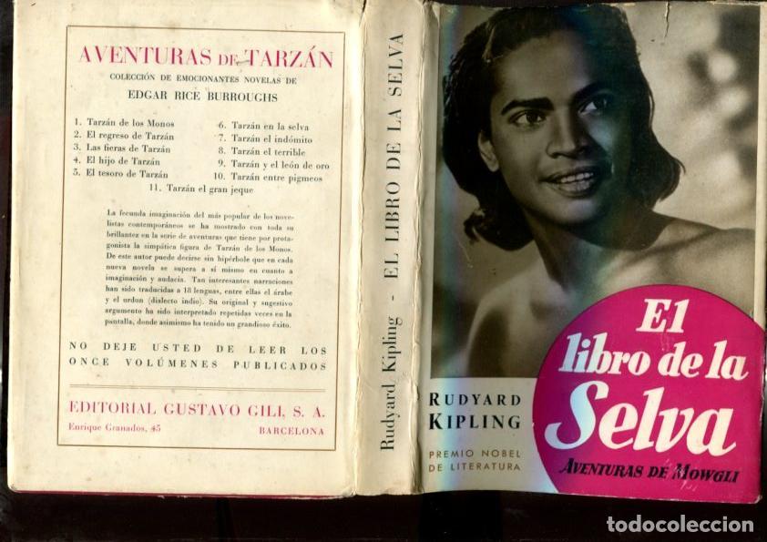 Libros: El Libro de La Selva ( tercera edicion 1949 ) - Rudyard Kipling - Foto 2