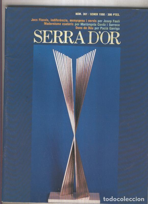 Libros: Serra D,Or numero 361: Modernisme esoteric - varios - Foto 1