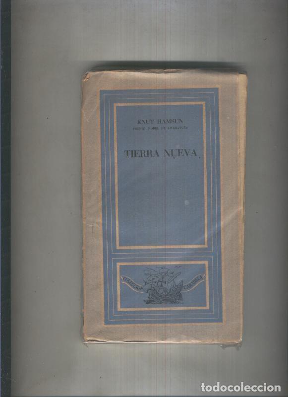 Libros: Carabela: Tierra nueva (ejemplar aviejado) - Knut Hamsum - Foto 1