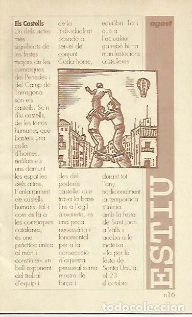 Libros: LIBRITO 7015: Els Castells. Numero 16 - Joan Amades