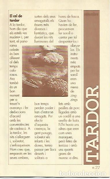 Libros: LIBRITO 7021: El cel de tardor. Numero 22 - Joan Amades - Foto 1