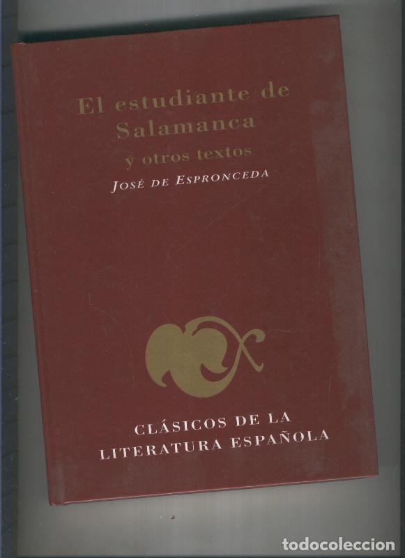 Libri di seconda mano: El estudiante de Salamanca y otros textos - Jose de Espronceda