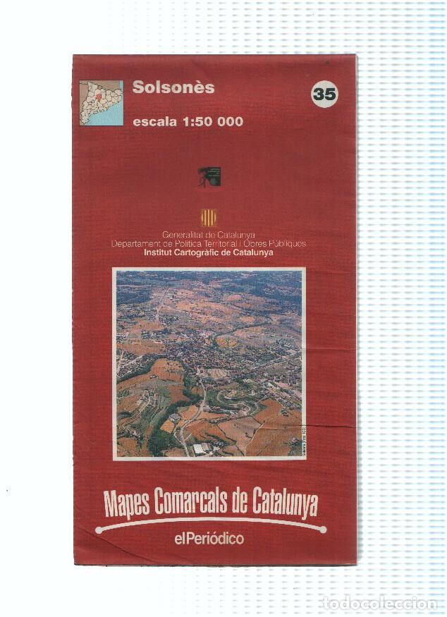 Libros: Mapes Comarcals de Catalunya numero 35: Solsones - Varios - Foto 1