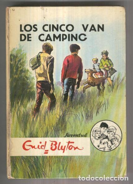 Libros: Los cinco van al camping (cubierta algo estropeada) - Enid Blyton