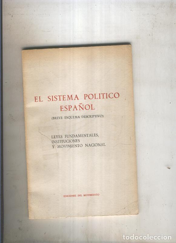 Libros: El sistema politico espa&ntilde;ol - varios - Foto 1