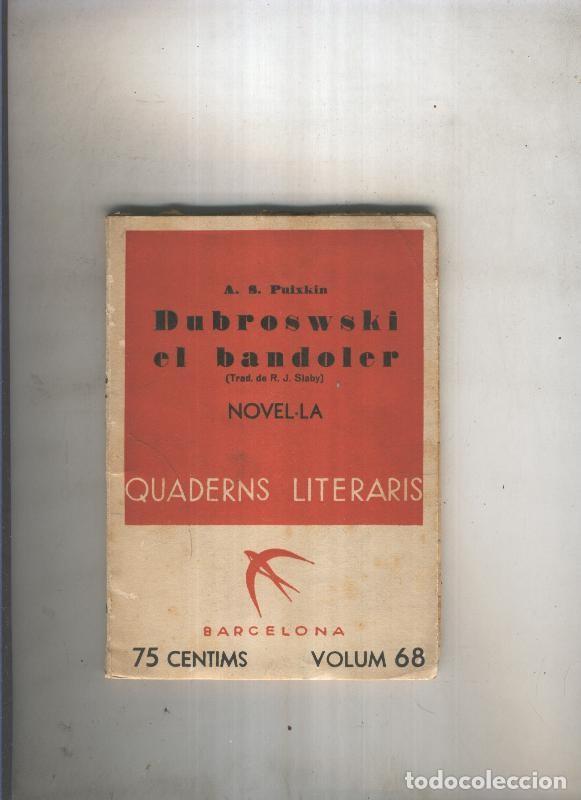 Libri di seconda mano: Dubroswski el bandoler - A.S. Puixkin