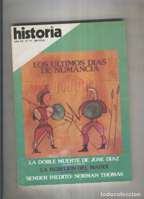 Libri di seconda mano: Historia 16 numero 071 - varios