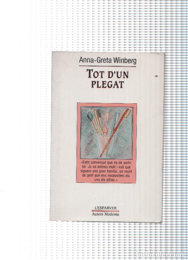 Libri di seconda mano: Tot d un plegat - Anna Greta Winberg