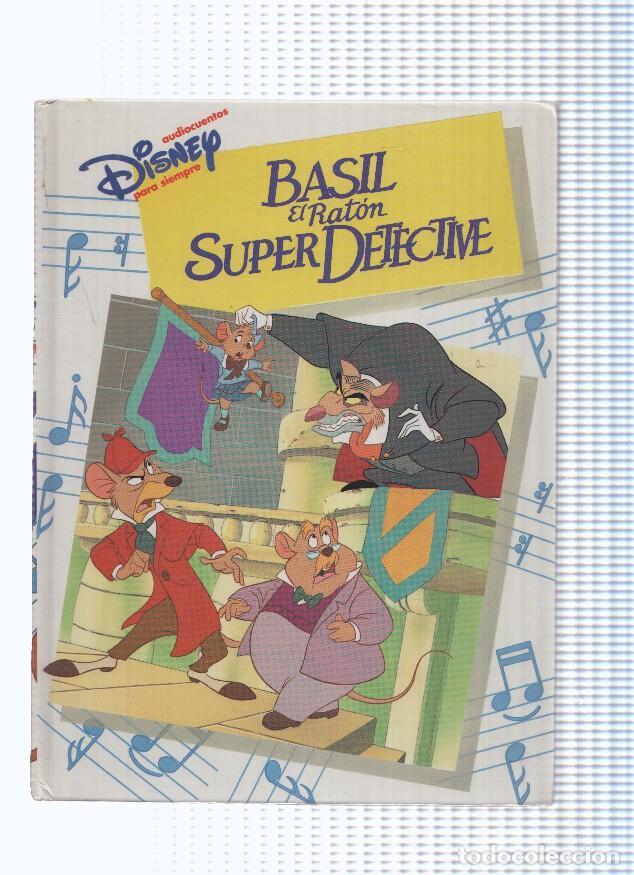 books: Audiocuentos Disney: Basil el raton Super Detective( NO LLEVA CASSETTE ) - Walt Disney