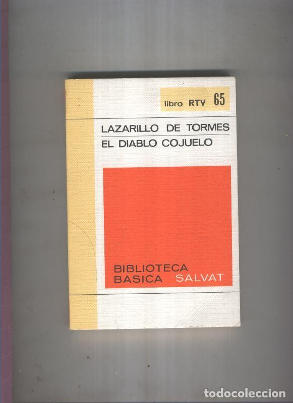 Libros: Biblioteca Basica Salvat libro RTV numero 065:Lazarillo de tormes , El diablo cojuelo(numerado 2 en