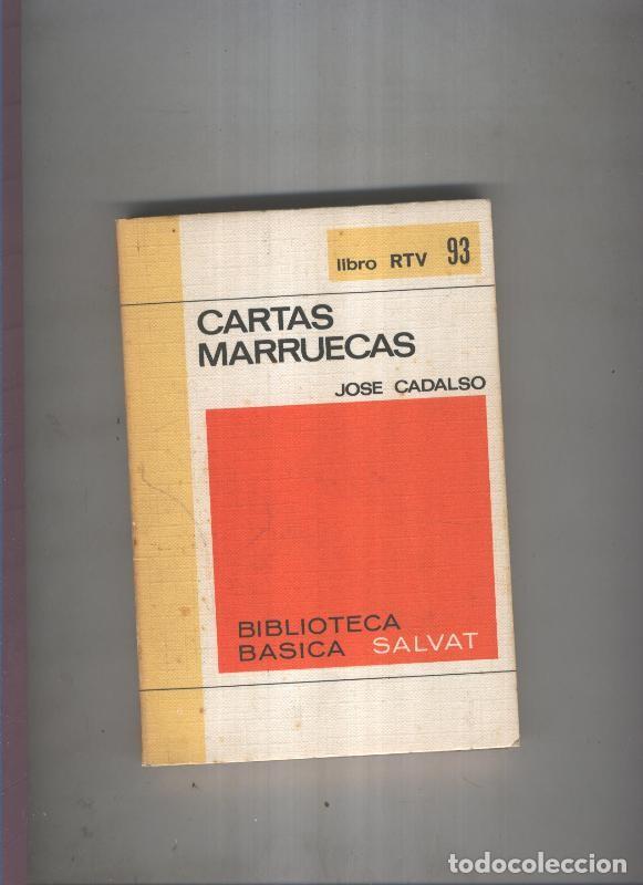 Libros: Biblioteca Basica Salvat libro RTV numero 093:Cartas marruecas(numerado 2 en interior cubierta) - Jo