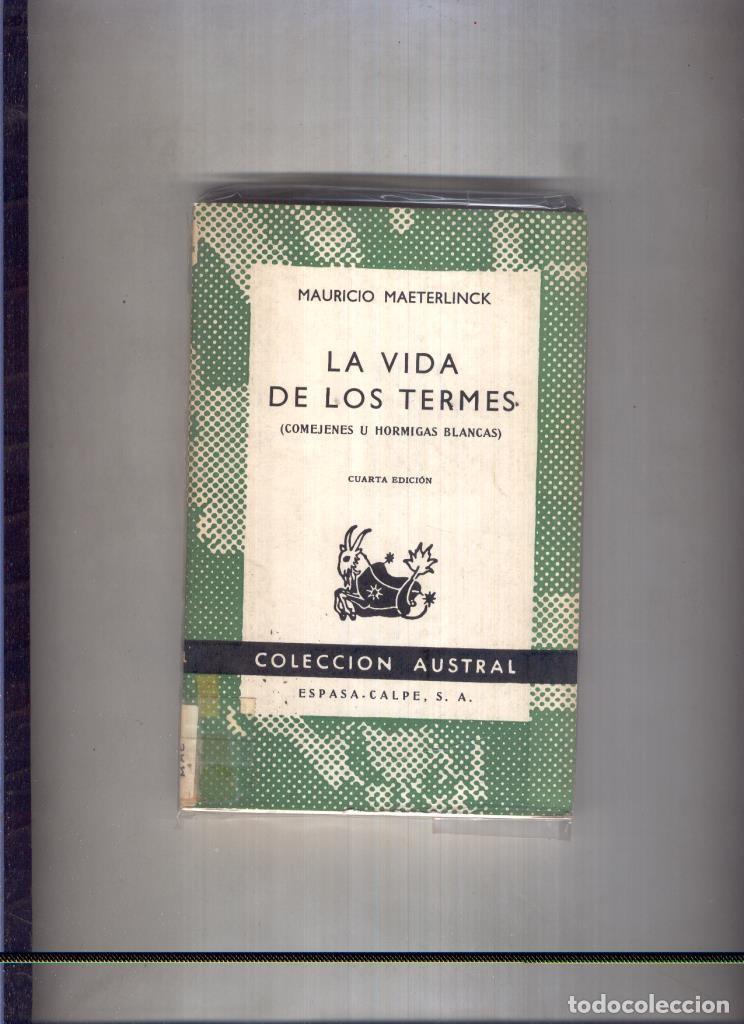 Libros: Austral numero 0385: La vida de los Termes - Mauricio Maeterlinck - Foto 1