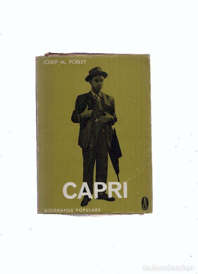 Libros: Biografies Populars numero 17: Capri - Josep M. Poblet