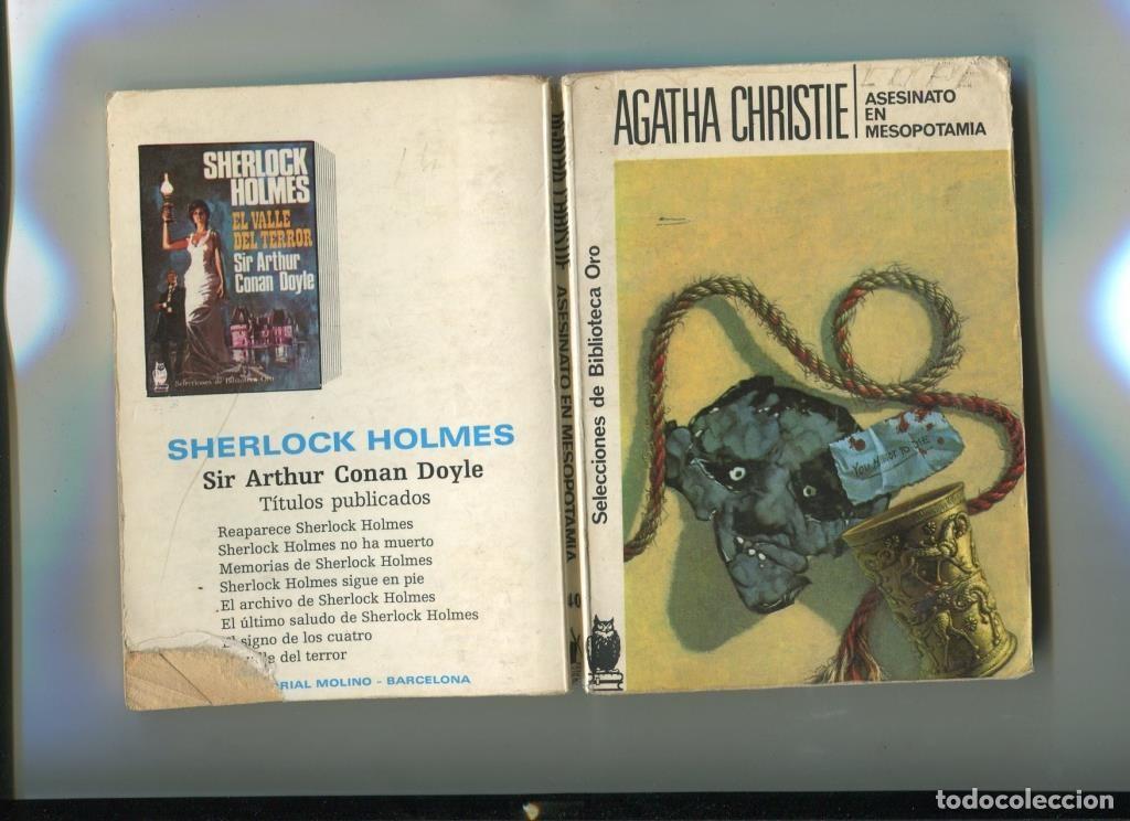 Libri di seconda mano: Asesinato en Mesopotamia (roto en cubierta trasera segun imagen) - Agatha Christie