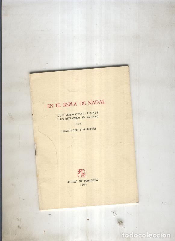 Libros: En el repla de Nadal - Joan Pons i Marques - Foto 1