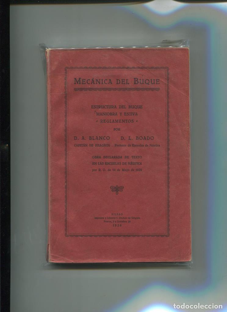Libros: Mecanica del Buque - D.A.Blanco y D.L.Boado