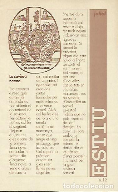 Libros: LIBRITO 7011: La saviesa natural. Numero 12 - Joan Amades