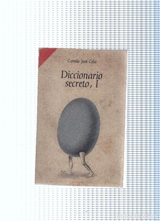 Libros: Diccionario secreto, I - Camilo Jose Cela