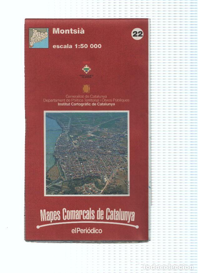 Libros: Mapes Comarcals de Catalunya numero 22: Montsia - Varios - Foto 1