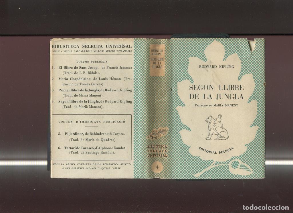 Libros: Biblioteca Selecta numero 04: Segon llibre de la jungla - Rudyard Kipling - Foto 1