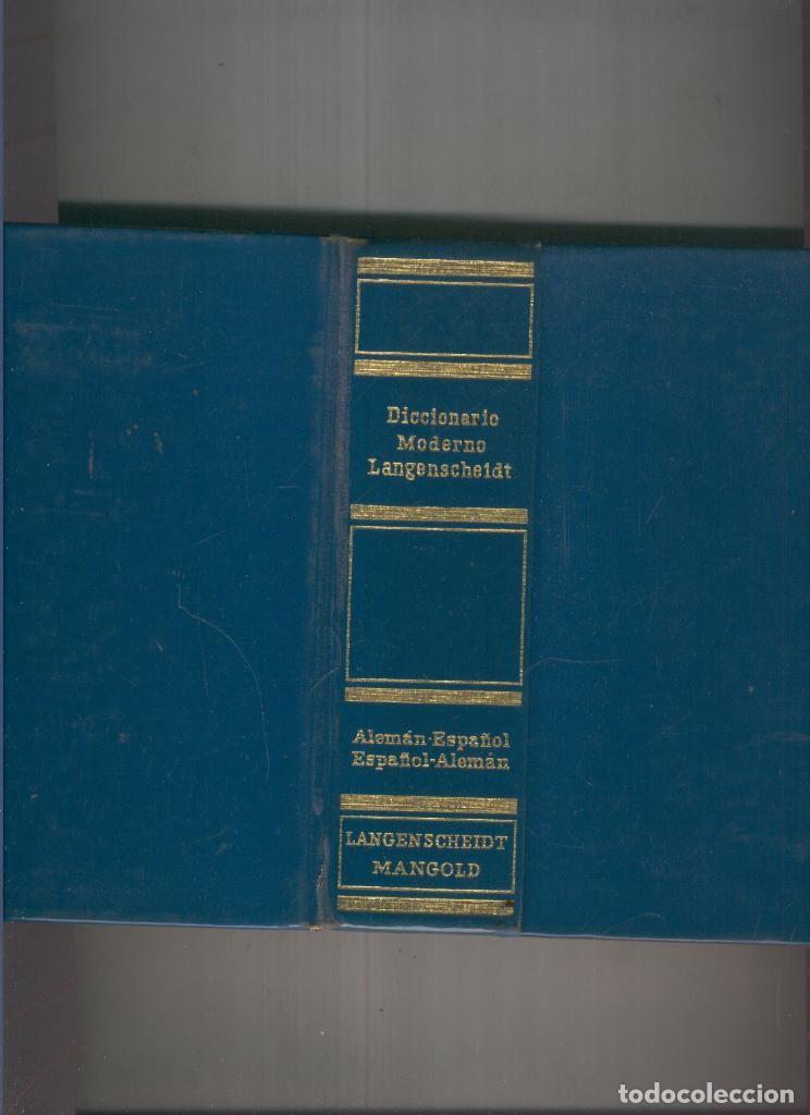 Livres: Diccionario Moderno Langenscheidt, Aleman-Espa&ntilde;ol,Espa&ntilde;ol-Aleman - Dr. Hermann Willers