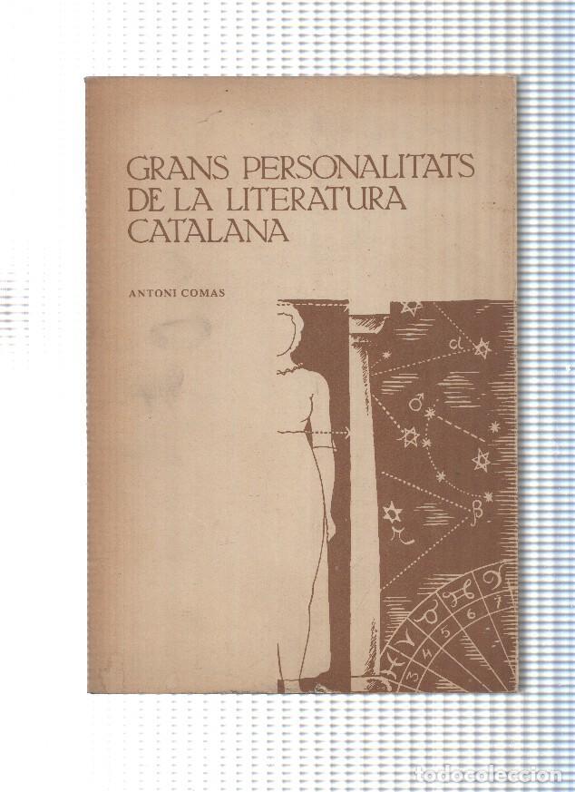 books: Grans Personalitats de la Literatura Catalana - Antoni Comas