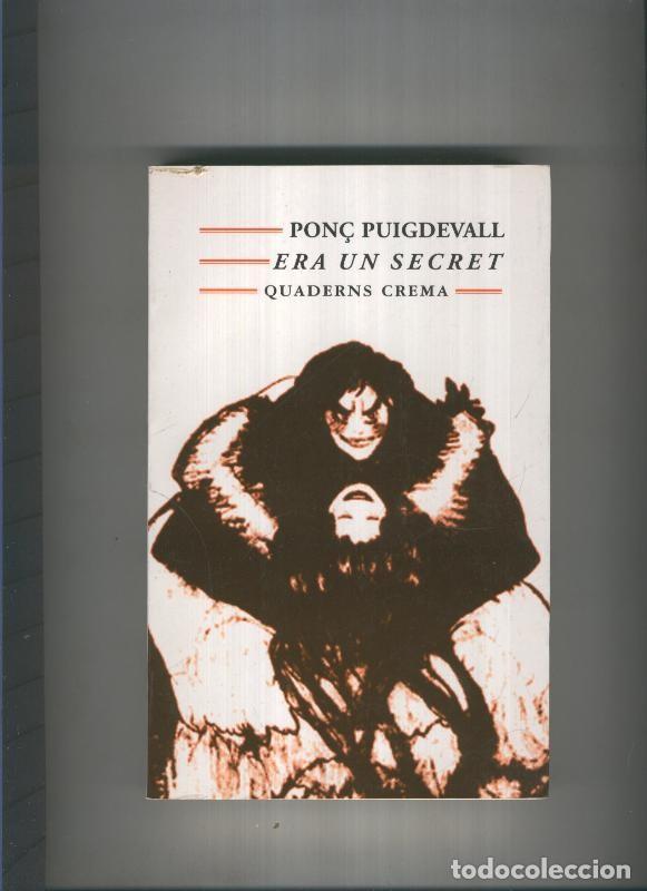 Livres: Era un secret - Ponc Puigdevall