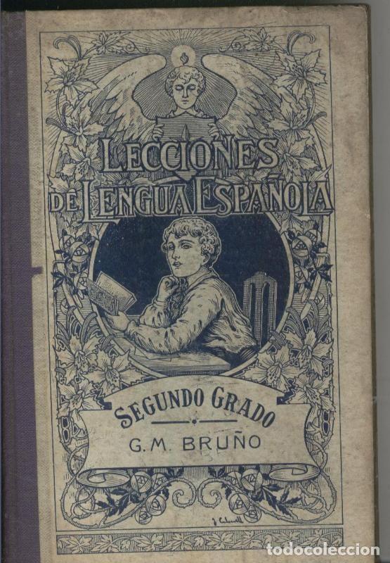 books: Lecciones de lengua espa&ntilde;ola segundo grado - G.M. Bru&ntilde;o